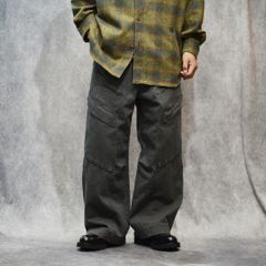 DOUBLE DYE CHINO PT (BLACK)｜二重染め チノパンツ｜475203