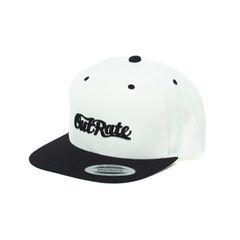 CUTRATE LOGO EMBROIDERY B.B CAP (NATURAL/BLACK)｜ロゴ刺繍 ベースボールキャップ｜CR-26SS004