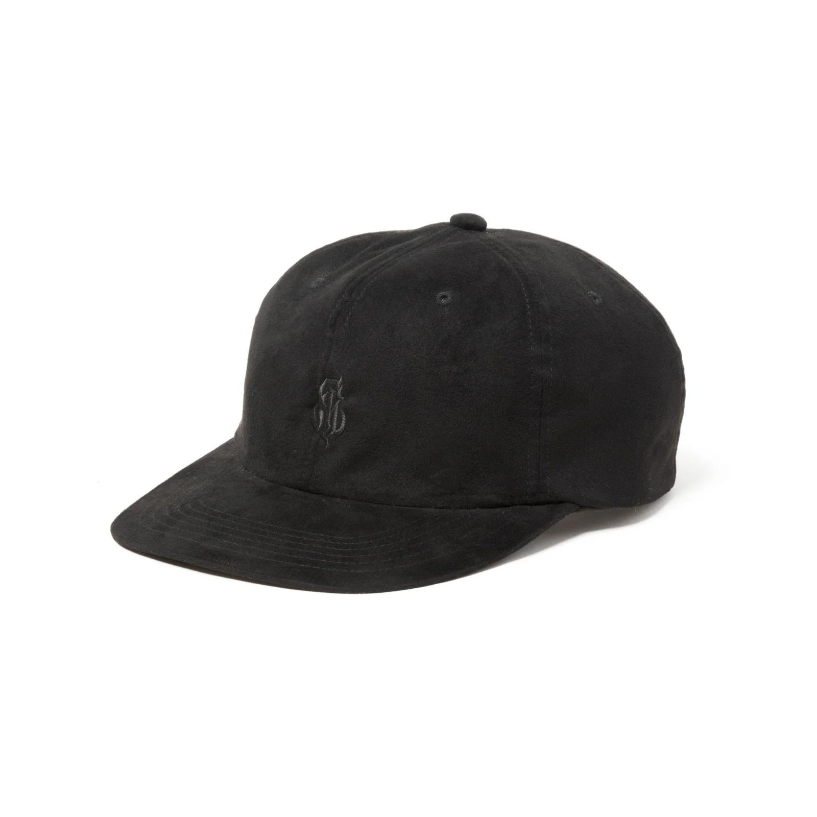 FAUX SUEDE CAP (BLACK) / フェイクスエード浅型キャップ