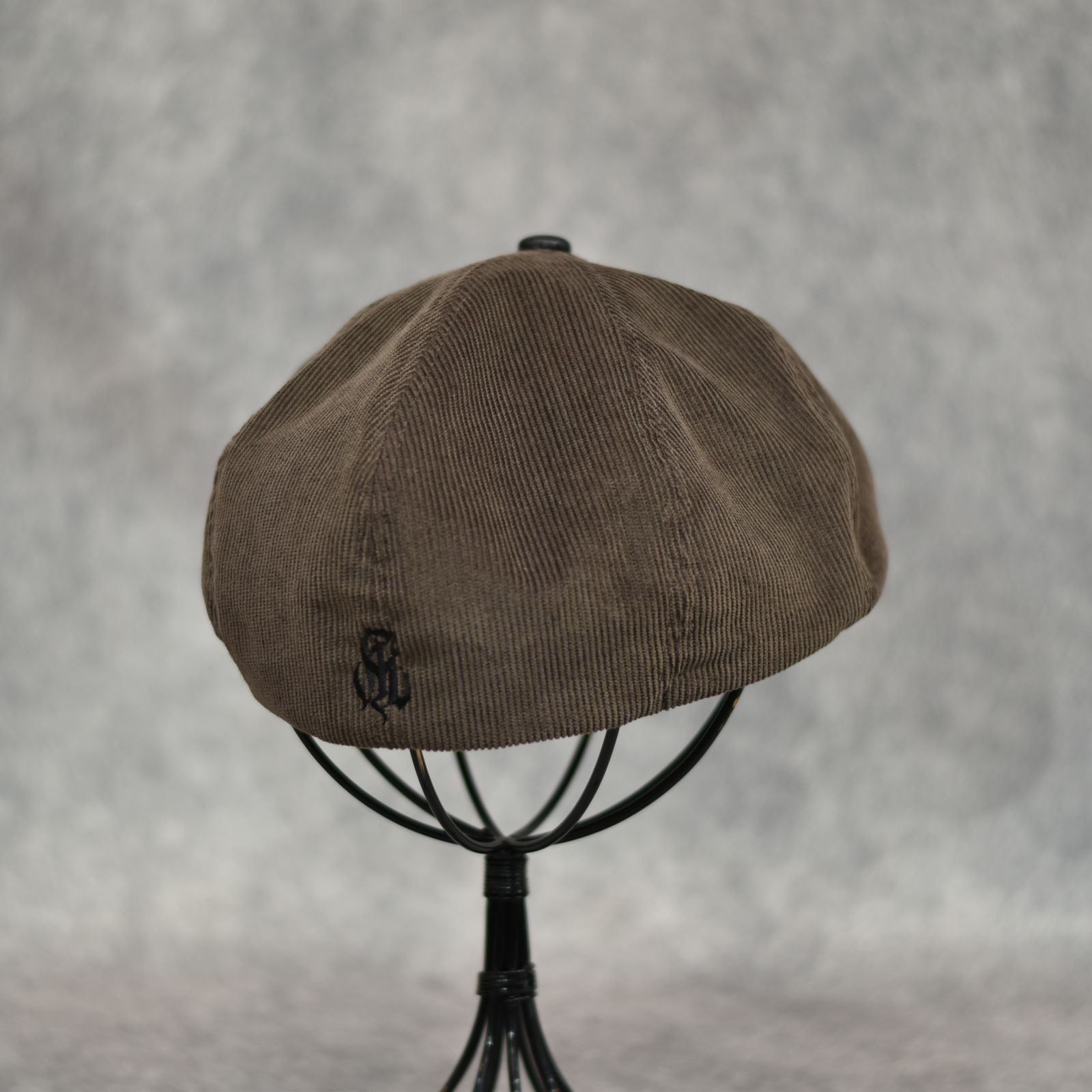 CAL NT LOGO CORDUROY TWO TONE CAS (BROWN)｜コーデュロイ キャスケット｜CL-25AW043