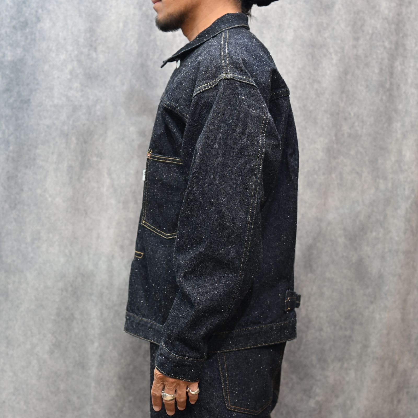 #029 WW II LV T-BACK DENIM JACKET ONE-WASHED （INDIGO） / デニムジャケット Gジャン ワンウォッシュ 大戦モデル （インディゴ）
