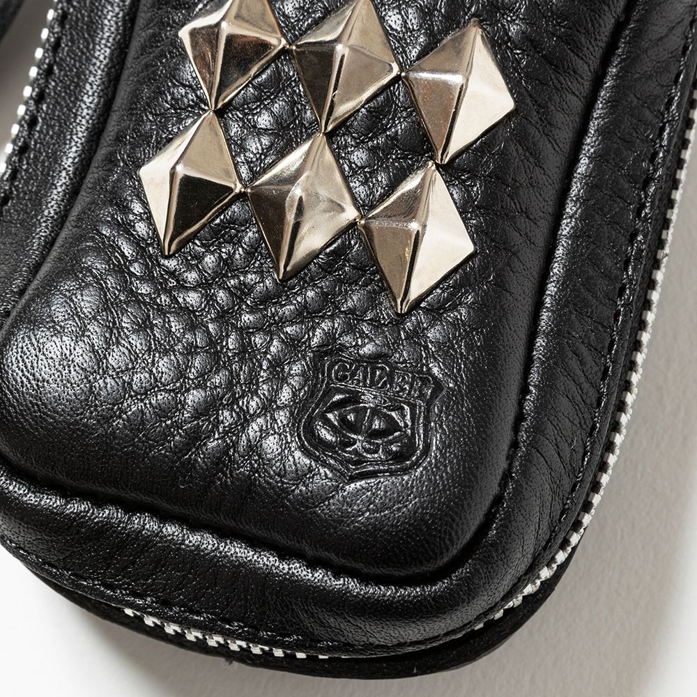☆CALEE☆STUDS LEATHER MULTI POUCH - 通販 - gofukuyasan.com