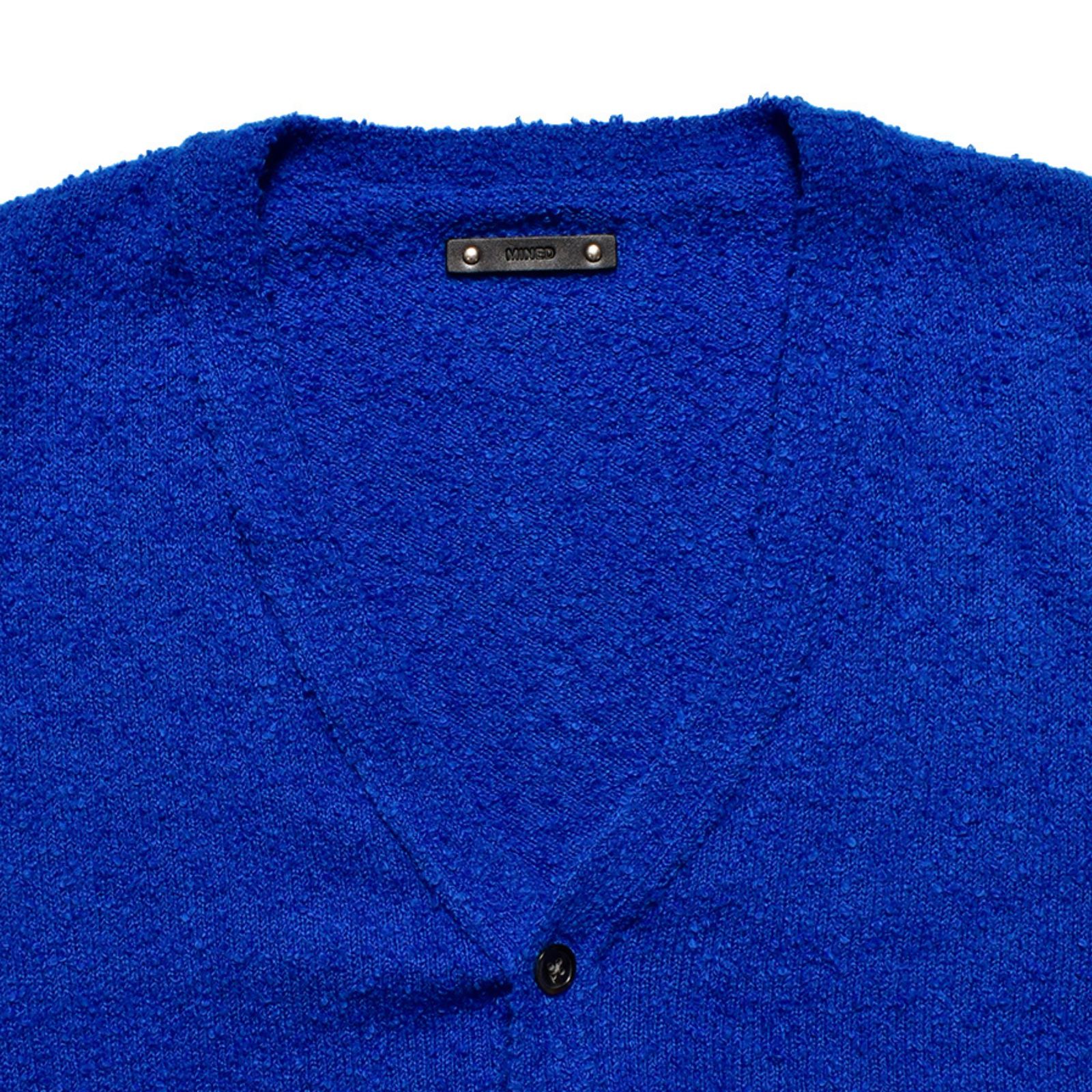 Grainy Cotton Knit Cardigan （BLU） / コットン カーディガン （ブルー）