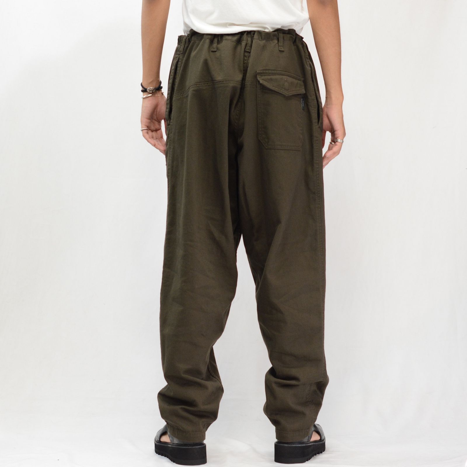 yohji yamamoto - J-NO TUCK W STRING WORK P (BROWN) | chord online