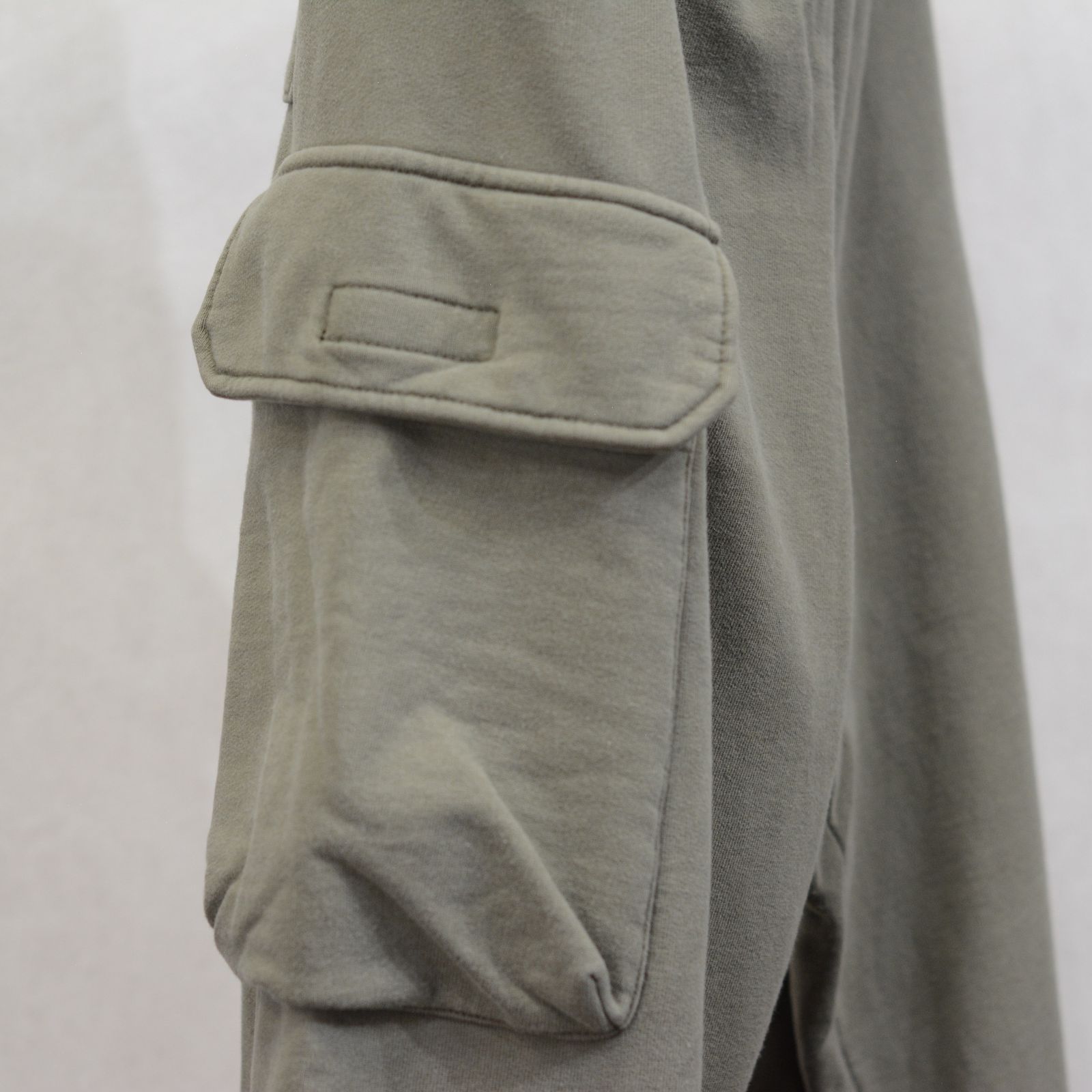 SWEAT CARGO PANTS (OLIVE) スウェット カーゴパンツ