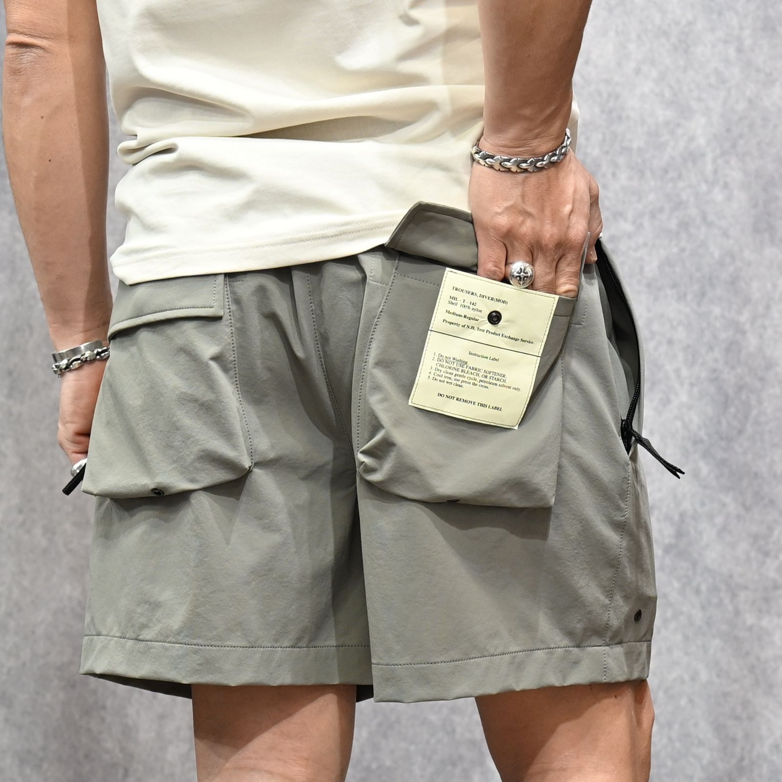 EXCHANGE HALF PANTS （GRAY / グレー）｜ハーフパンツ｜9261-CP52-004