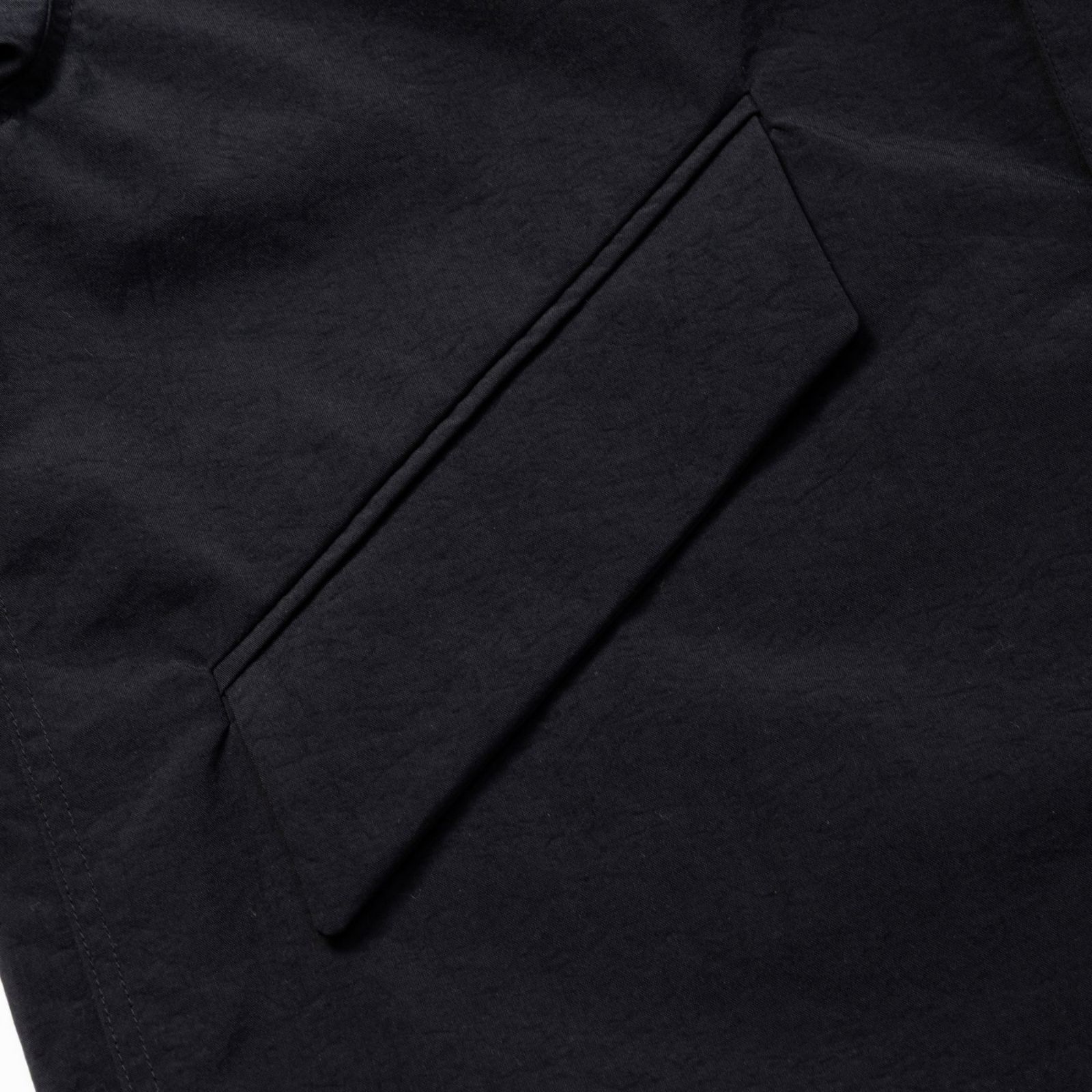 NYLON OX HOODED MODS COAT (BLACK)｜ナイロン オックスフォード モッズコート｜CL-26AWJKT003EX