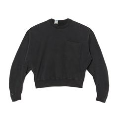 Champion “NEW WEAVE” LONGSLEEVE T-SHIRT （CHARCOAL）｜チャンピオン ニューウィーブ トレーナー｜C8-C216