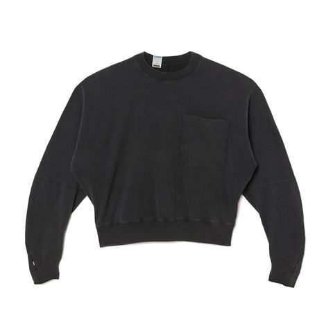 Champion “NEW WEAVE” LONGSLEEVE T-SHIRT （CHARCOAL）｜チャンピオン ニューウィーブ トレーナー｜C8-C216