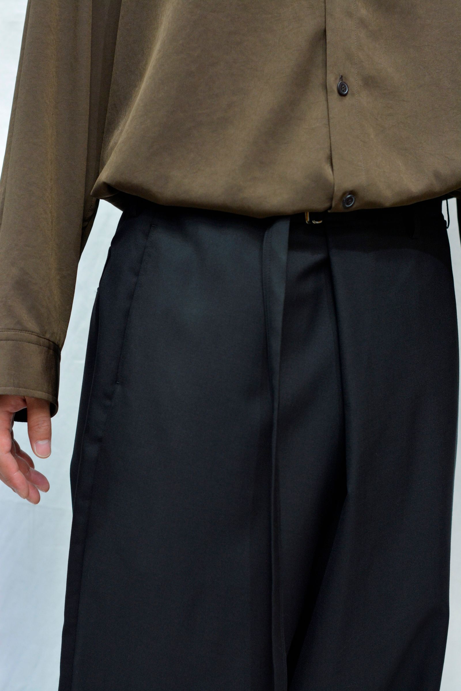 T/W Wrap Saruel Rib Pants