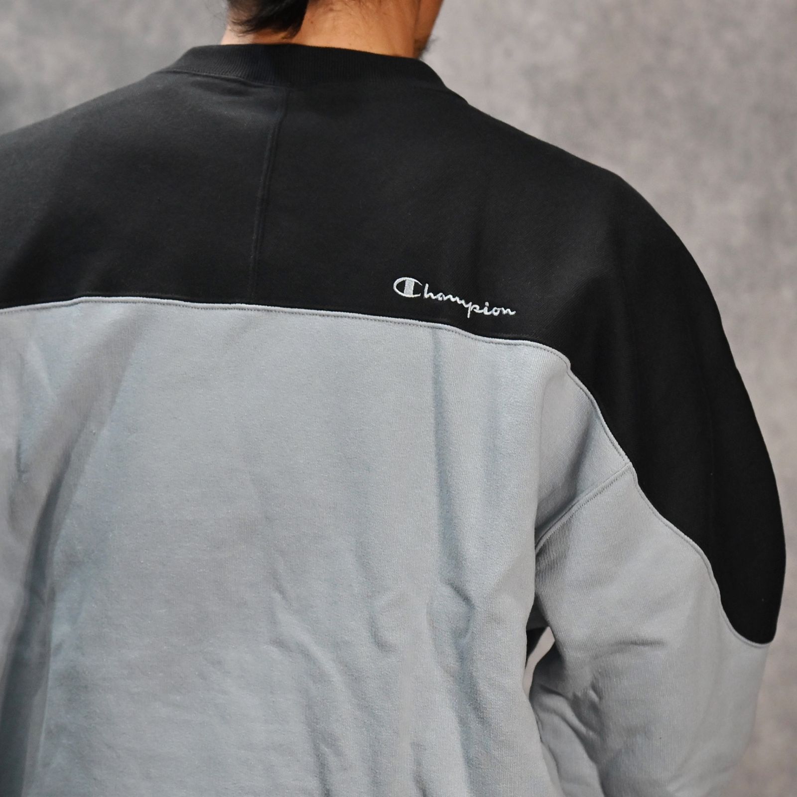 × Champion CREWNECK SWEAT （L.BLUE） / チャンピオン クルーネックスウェット （ライトブルー） /