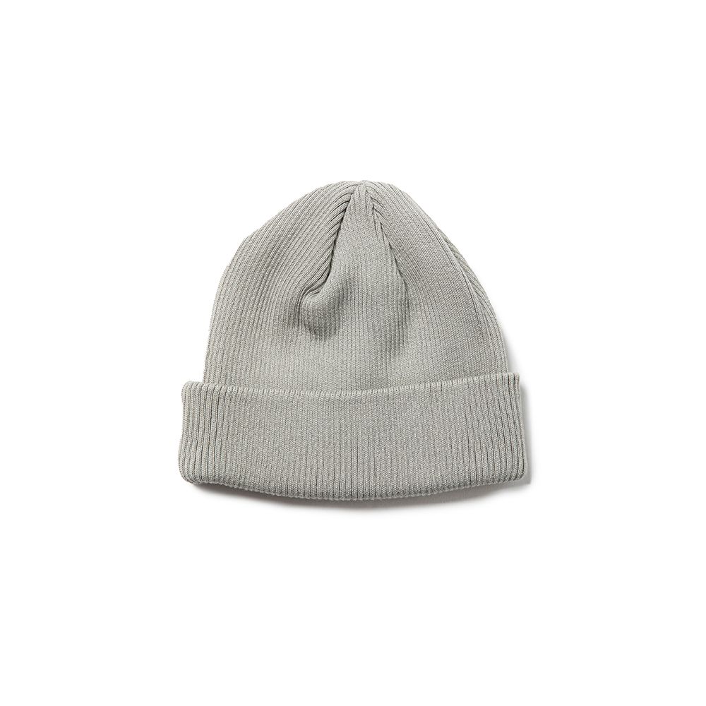 CALEE - CAL Logo embroidery cotton knit cap (Gray) / ロゴ刺繍