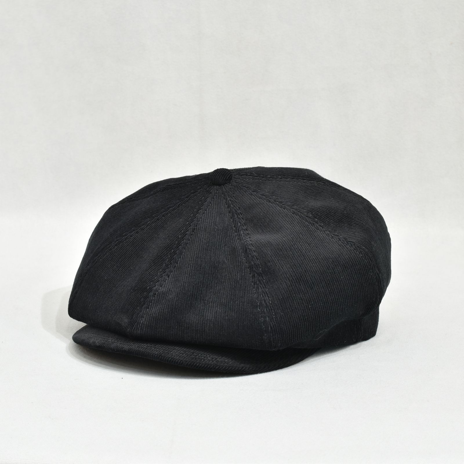 16W Couduroy Casquette "OLDBOY" (BLACK)｜コーデュロイ キャスケット｜Y01005