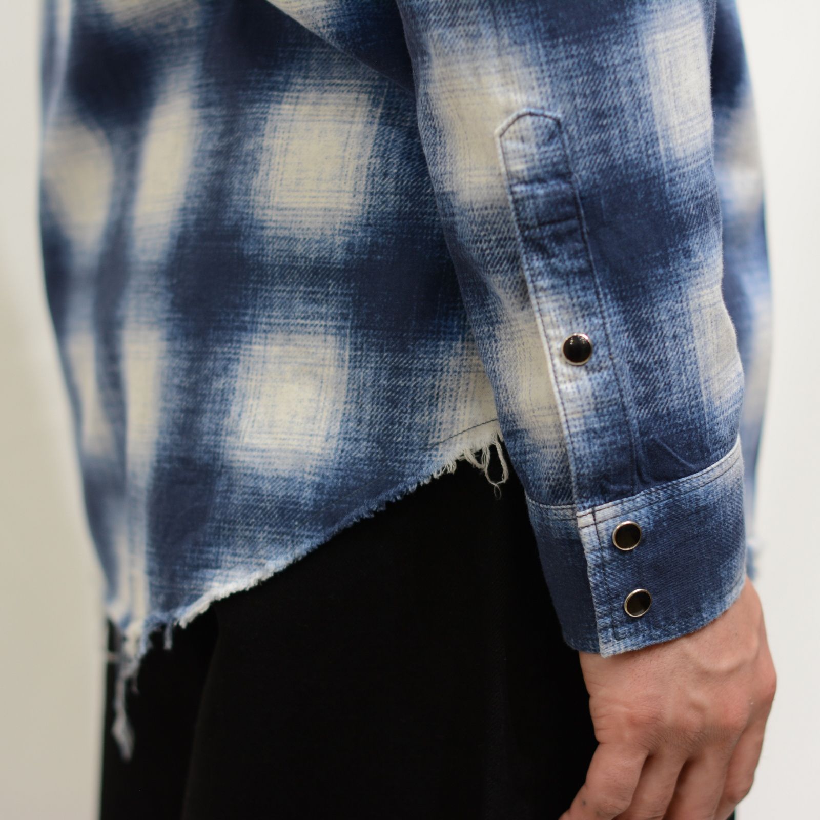 Smoky Ombre Check Western SH