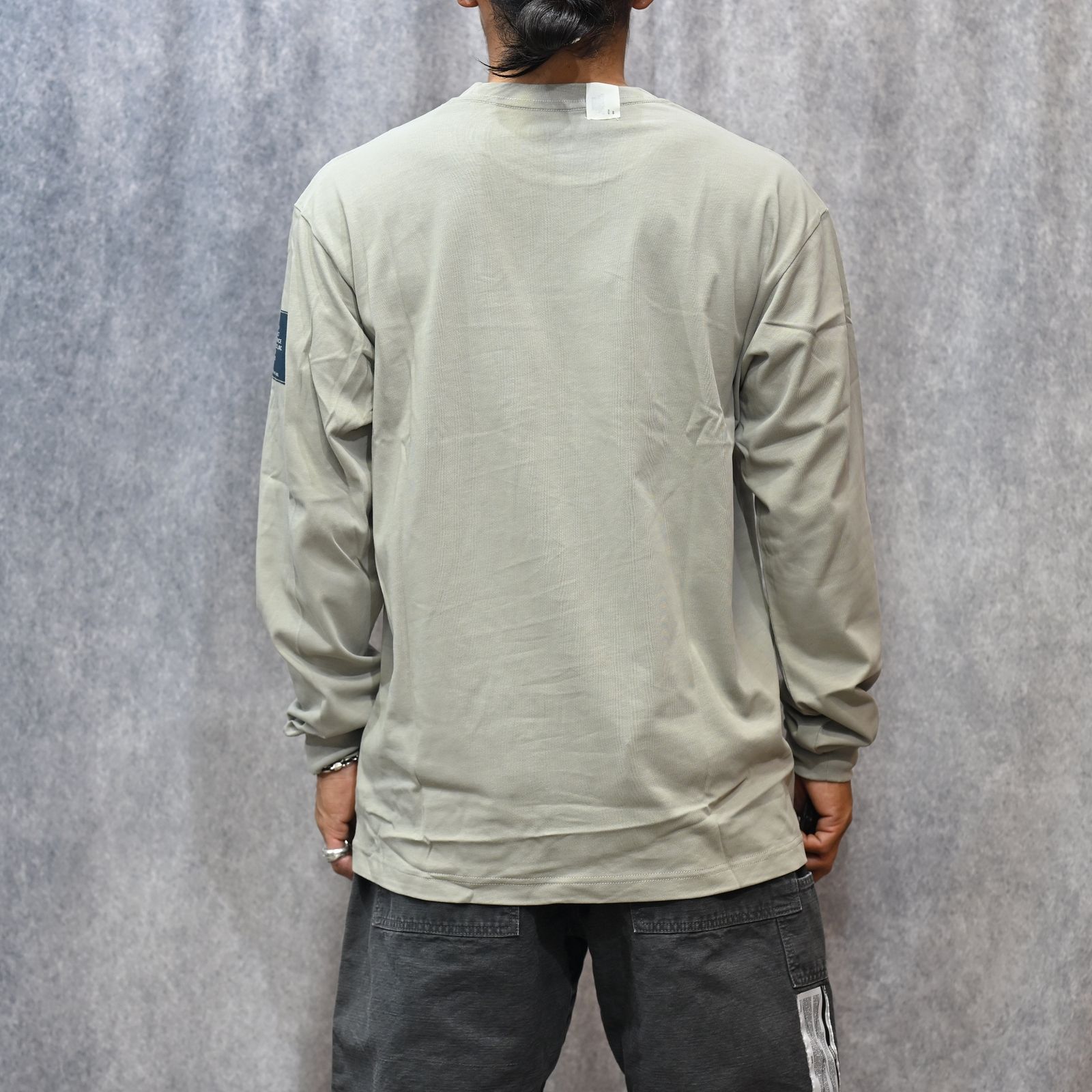 EXCHANGE SERVICE LONG SLEEVE （BEIGE） /  ロングスリーブ Tシャツ （ベージュ） 9252-CS82