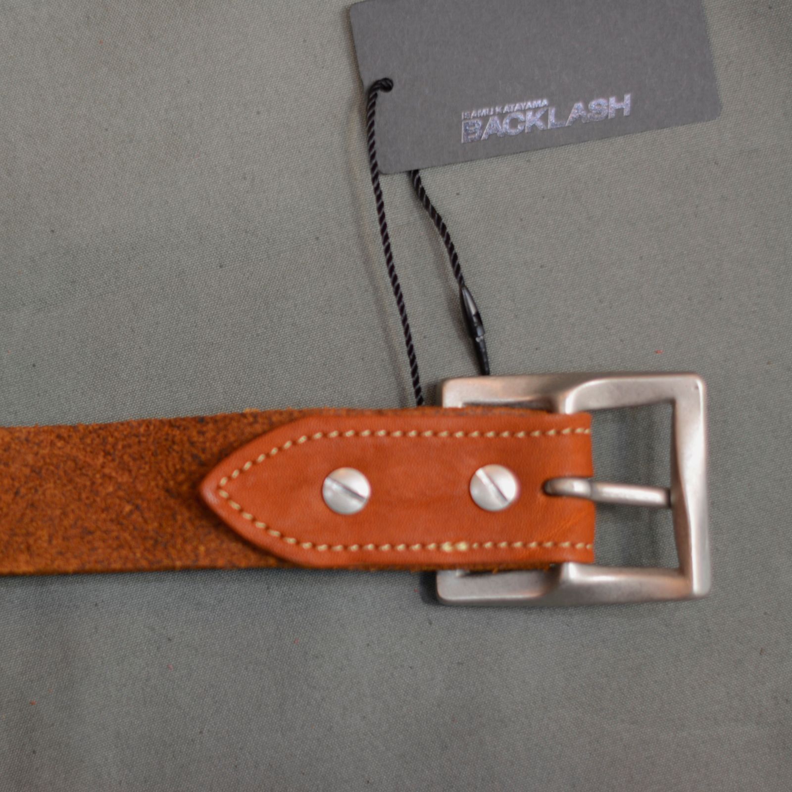 ダブルショルダーレザー製品染め 30㎜ベルト