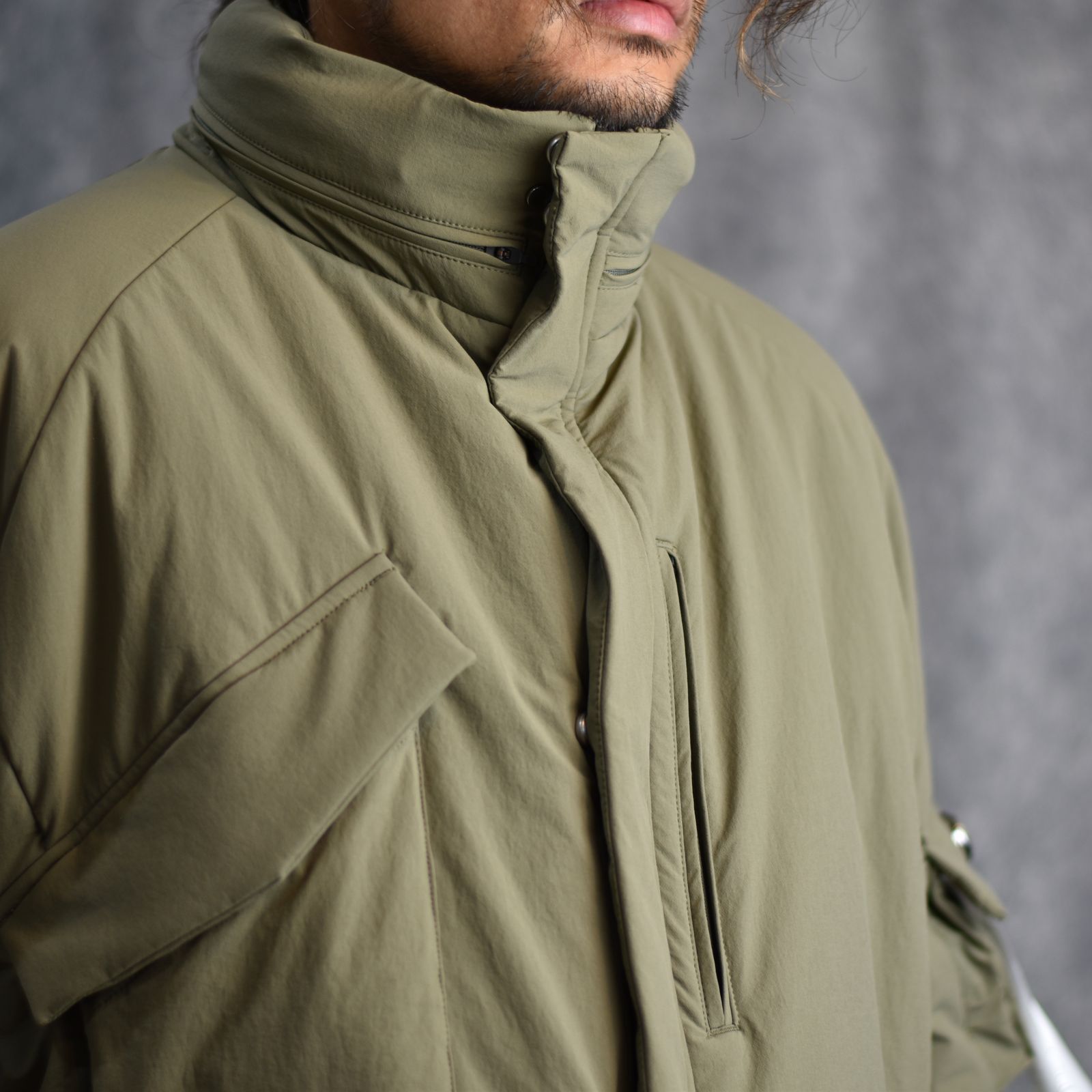 パッティングショートブルゾン / LB24AW-BL03-NBG (OLIVE)