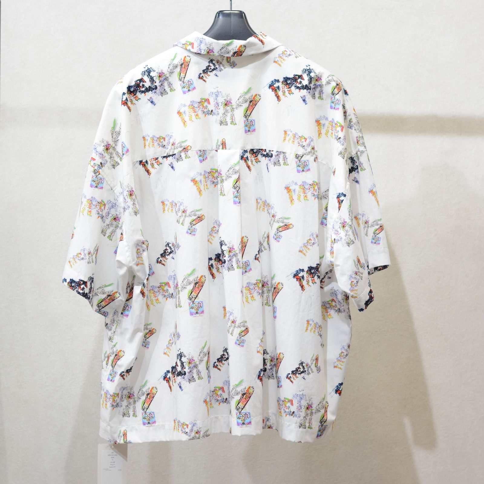 BIG SHORT SLEEVE SHIRT (MULTI) / ビッグシルエット 半袖シャツ