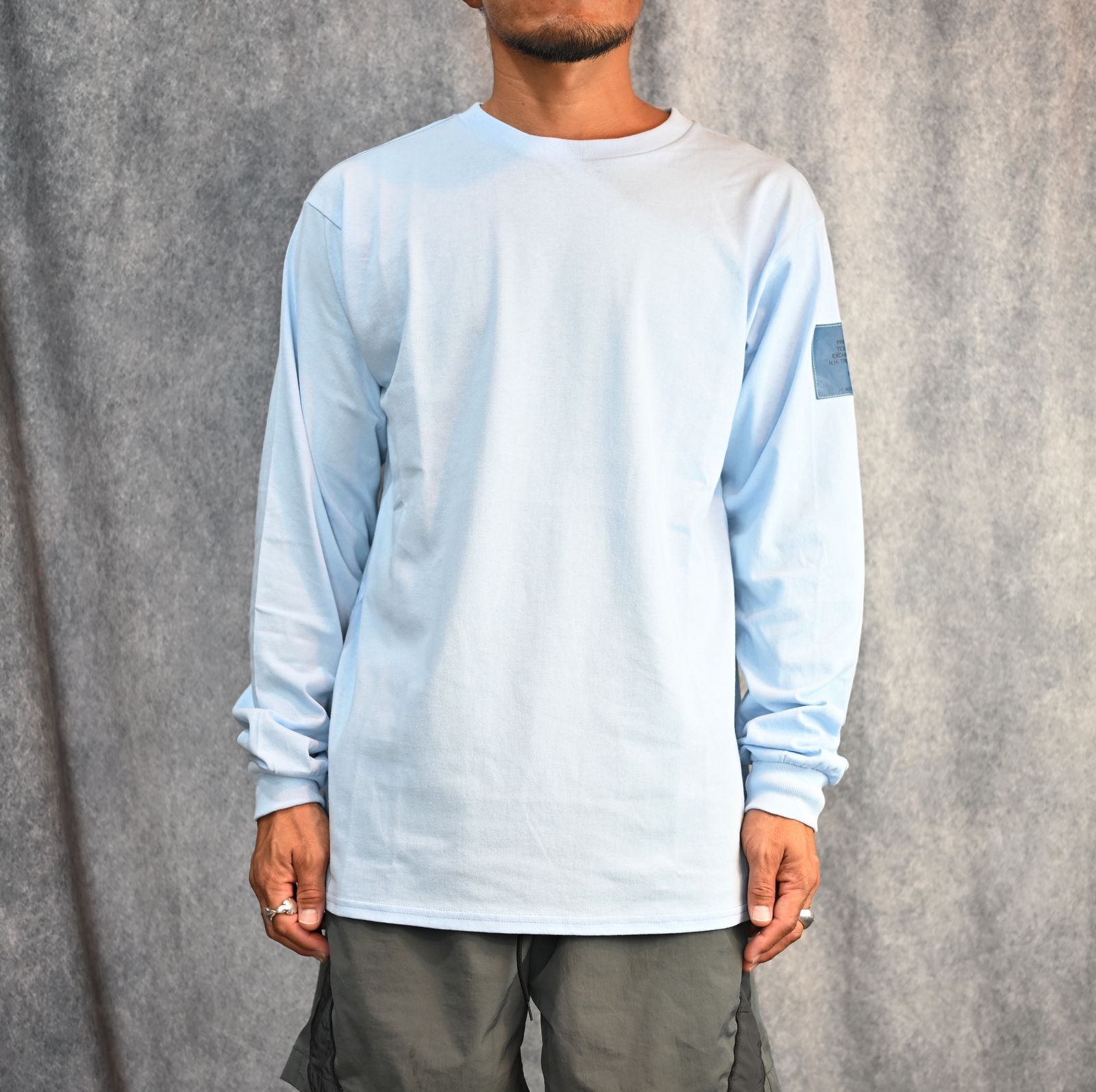 LONG SLEEVE T-SHIRT （L.BU） / ロングスリーブ TEE （ライトブルー）