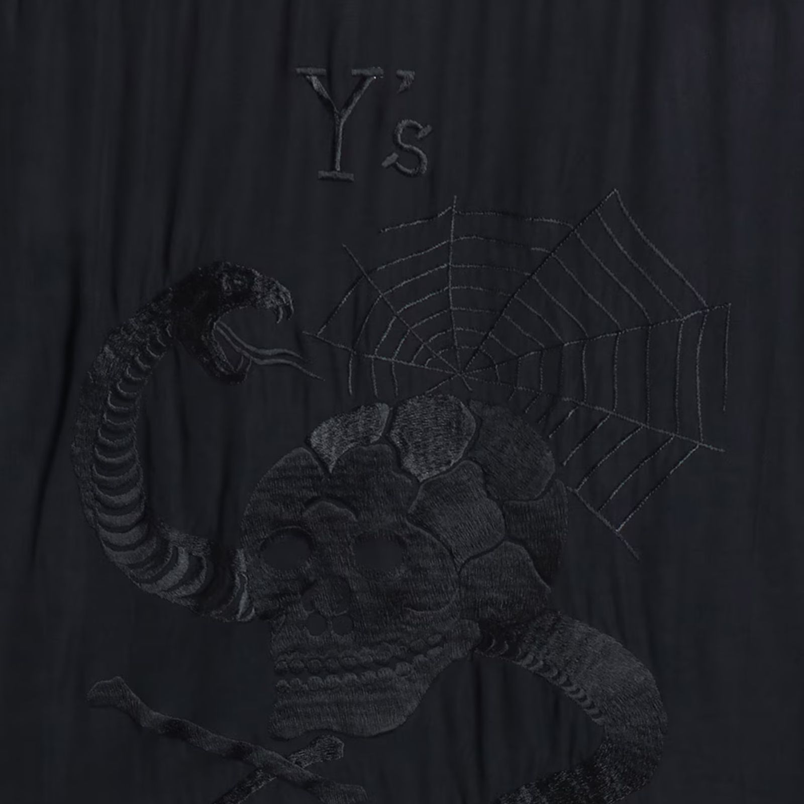 SUKASHIRT （BLACK） /  半袖シャツ スカシャツ （ブラック） YM-B55-215-1