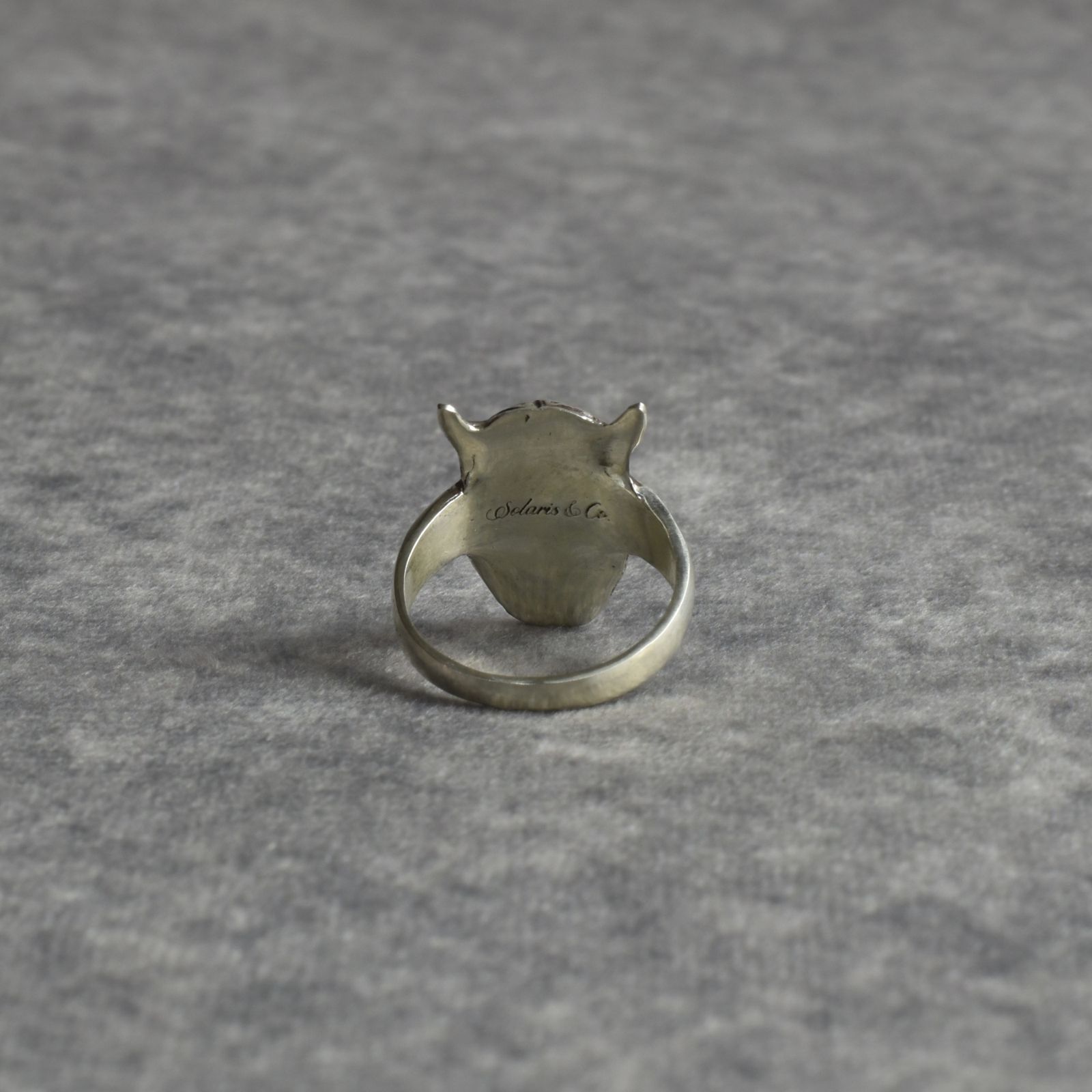 Silver925 Pinky Ring "DEVILWIFE" (SILVER) / ピンキーリング