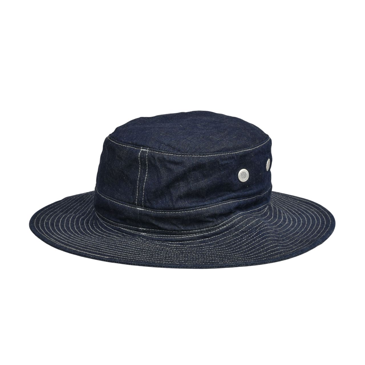 8oz Denim Jungle Hat "BARNES" (ONE WASH)｜ジャングルハット｜Y01007