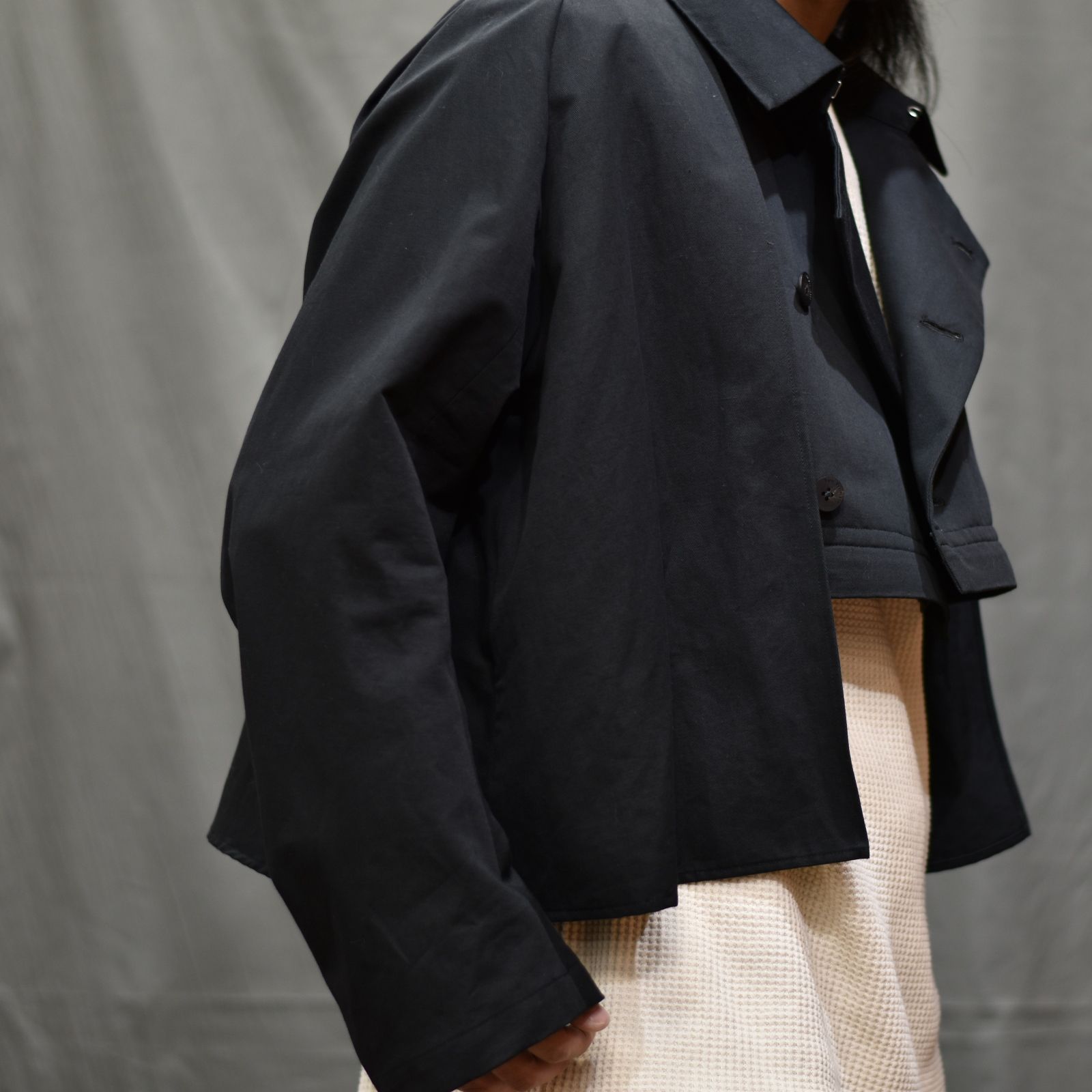 デタッチャブルトレンチコート / LB22SS-CO01-CL (BLACK)