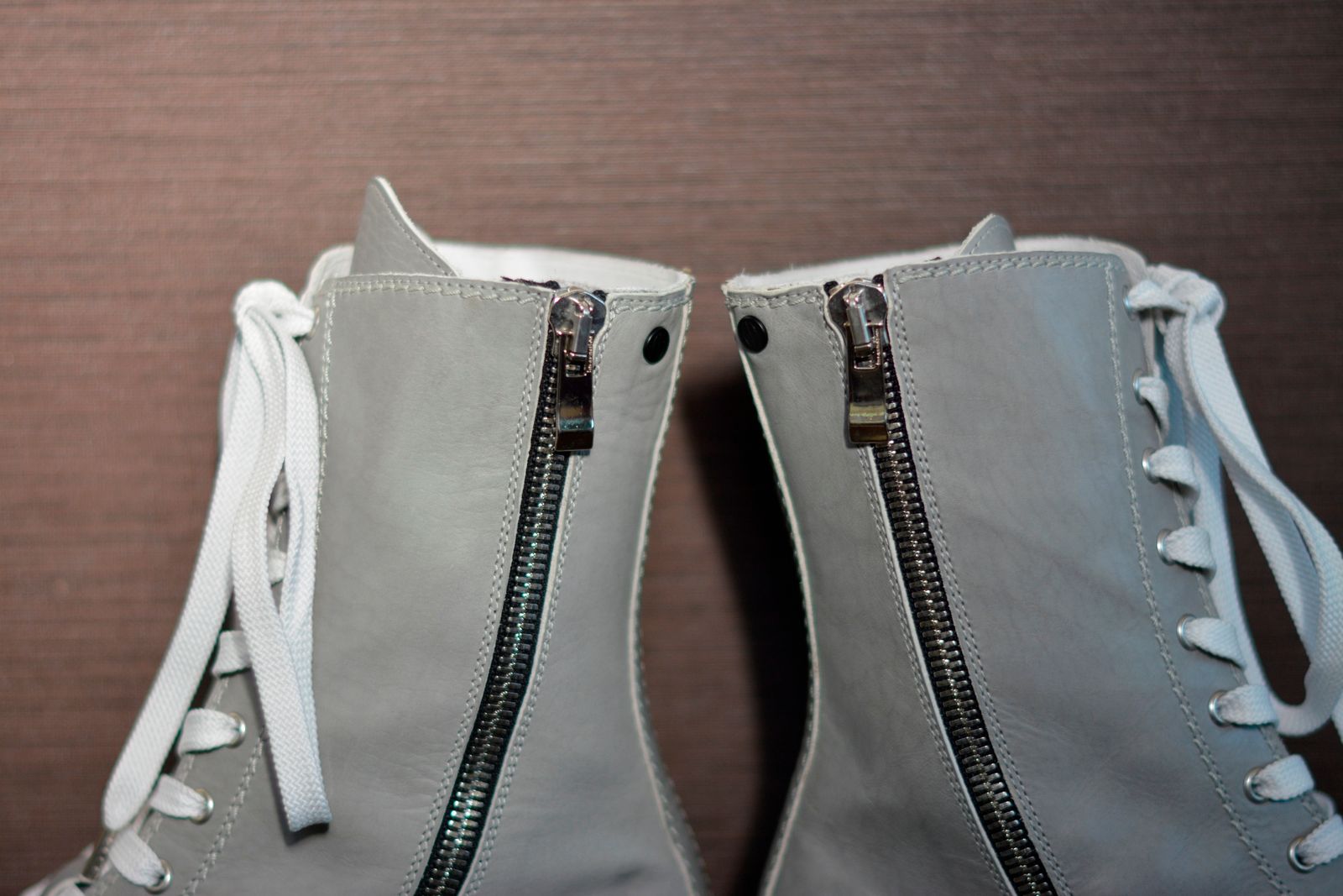 【chord 別注アイテム】 CALF LEATHER EXTRA HI CUT SNEAKER SPAIRAL ZIP LINED