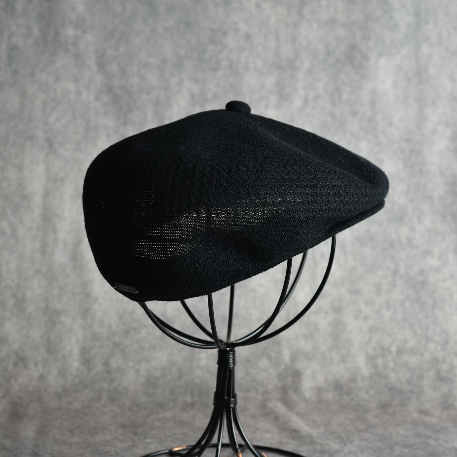 Linen Hunthing Cap "GENTLEMAN" (BLACK) / リネン ハンチング帽