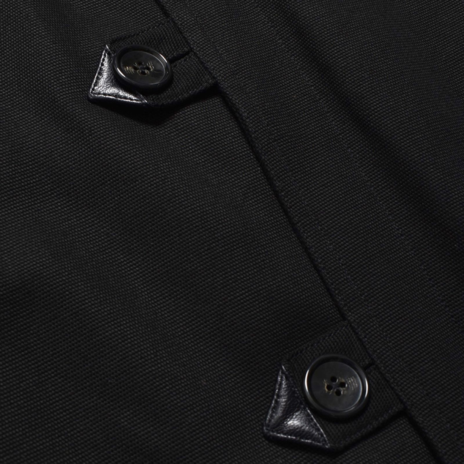 Mouton Collar Duck Military Haif CT （BLK）｜ムートンカラー ミリタリーハーフコート｜2511-9004