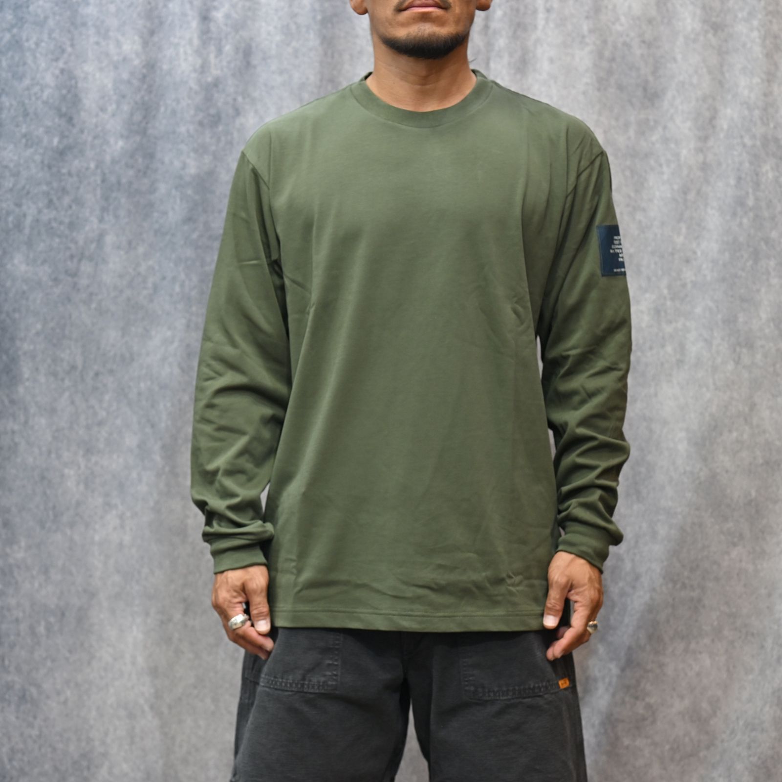 EXCHANGE SERVICE LONG SLEEVE （KHAKI） /  ロングスリーブ Tシャツ （カーキ） 9252-CS82