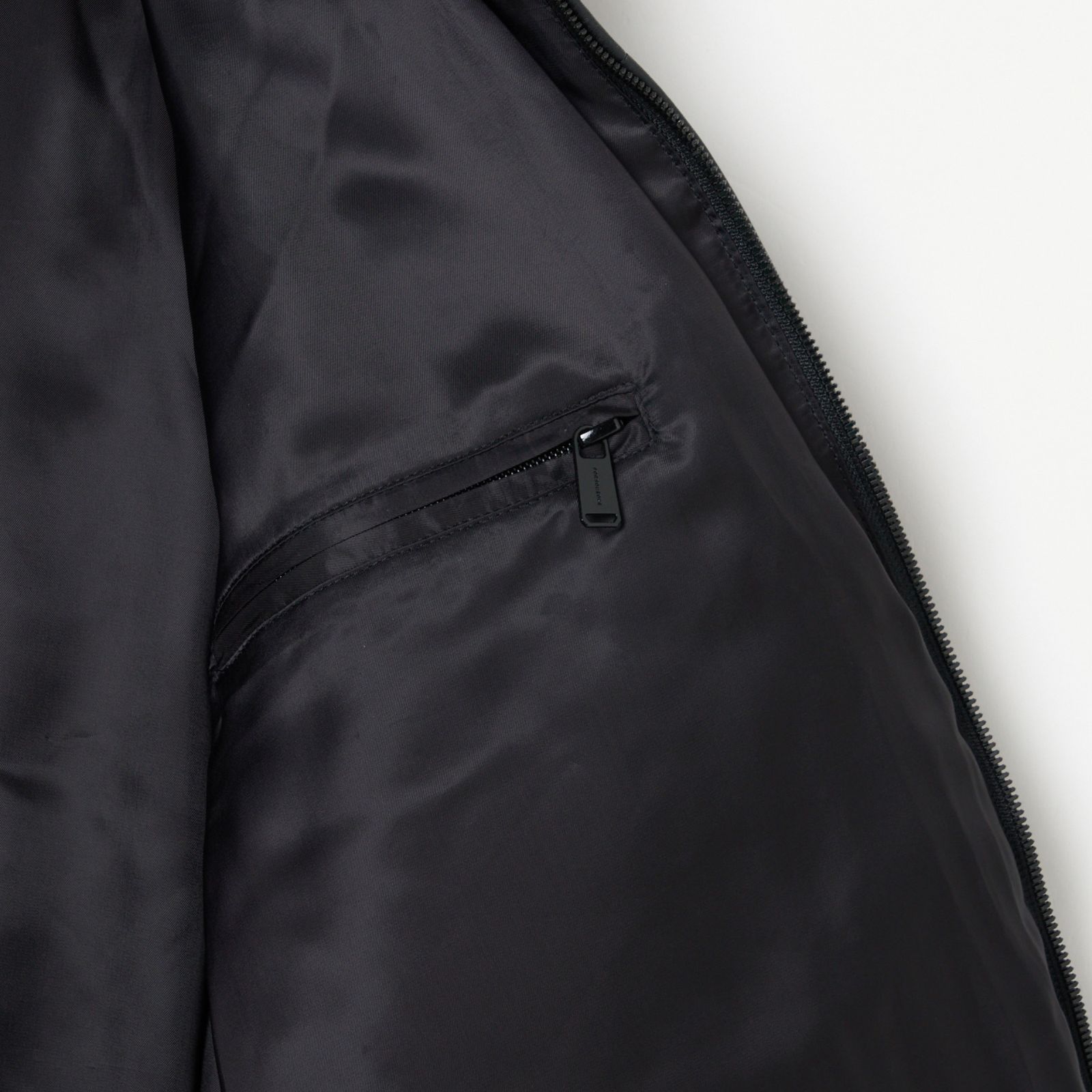 LEATHER DOWN JK (BLACK） / レザー ダウンジャケット （ブラック） 78001130