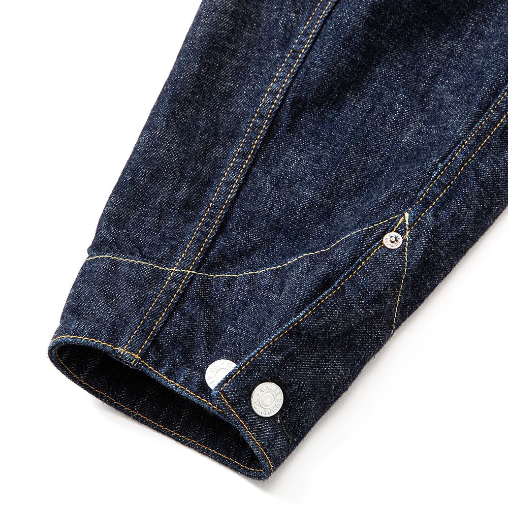 CALEE - Vintage type denim coverall (Ow Indigo blue) / デニム 