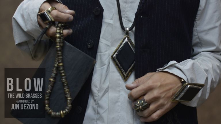 BLOW THE WILD BRASSES  HANDFORGED by JUN UEZONO 【“ONYX SOUTH MEXICAN”】 WEB ORDER START!!