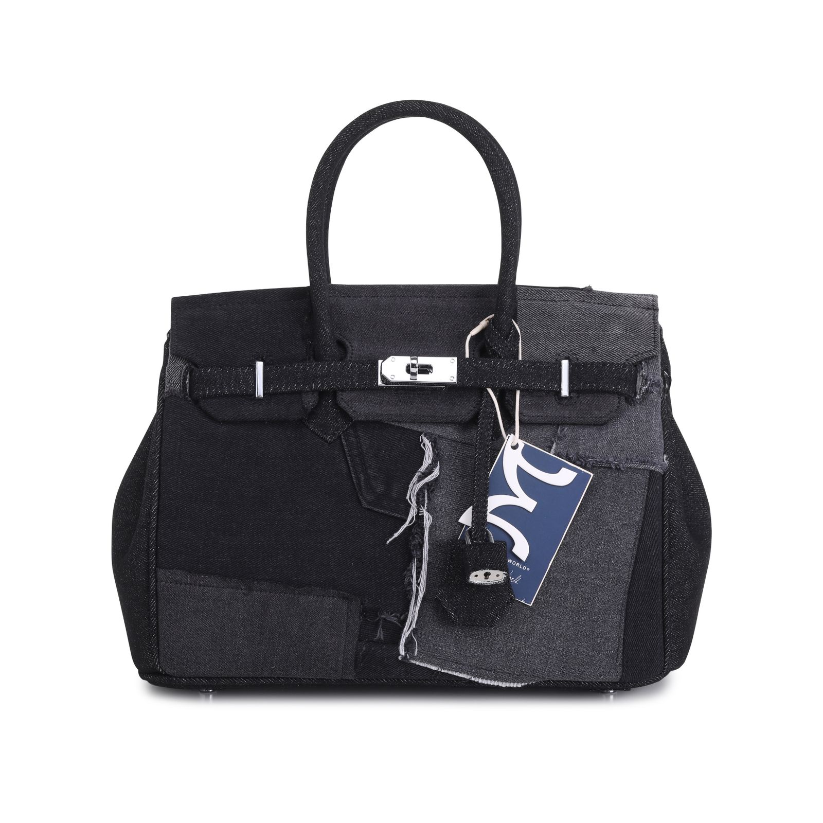 TRAVEL BAG  (MULTI BLACK DENIM) | ハンドバッグ