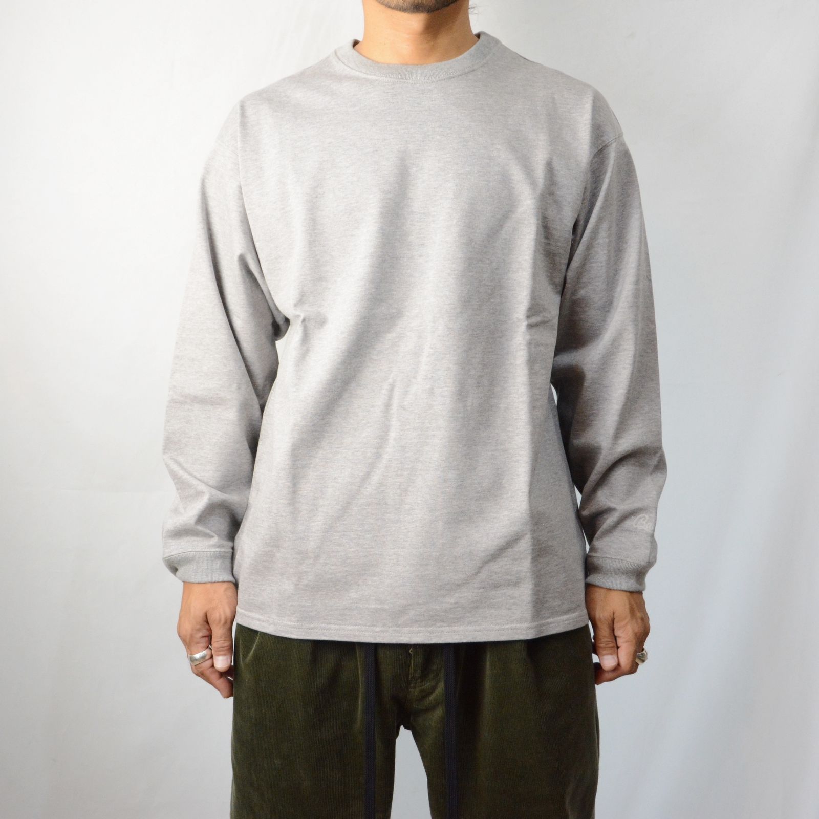 ロングスリーブ カットソー （GRAY）