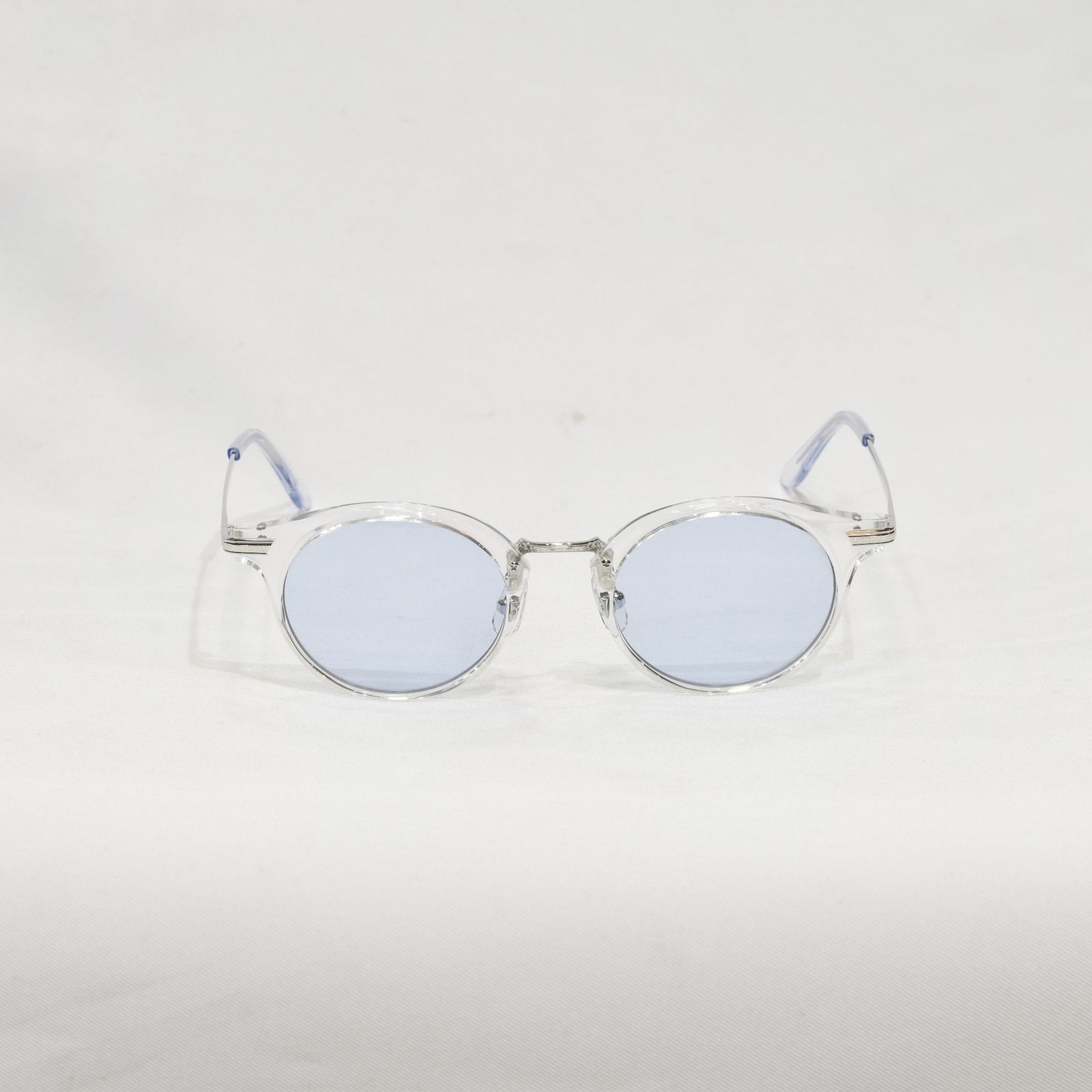 CALEE グラシーズ 眼鏡 2022 CALEE - Flip up type circle metal glasses -Limited- (Black