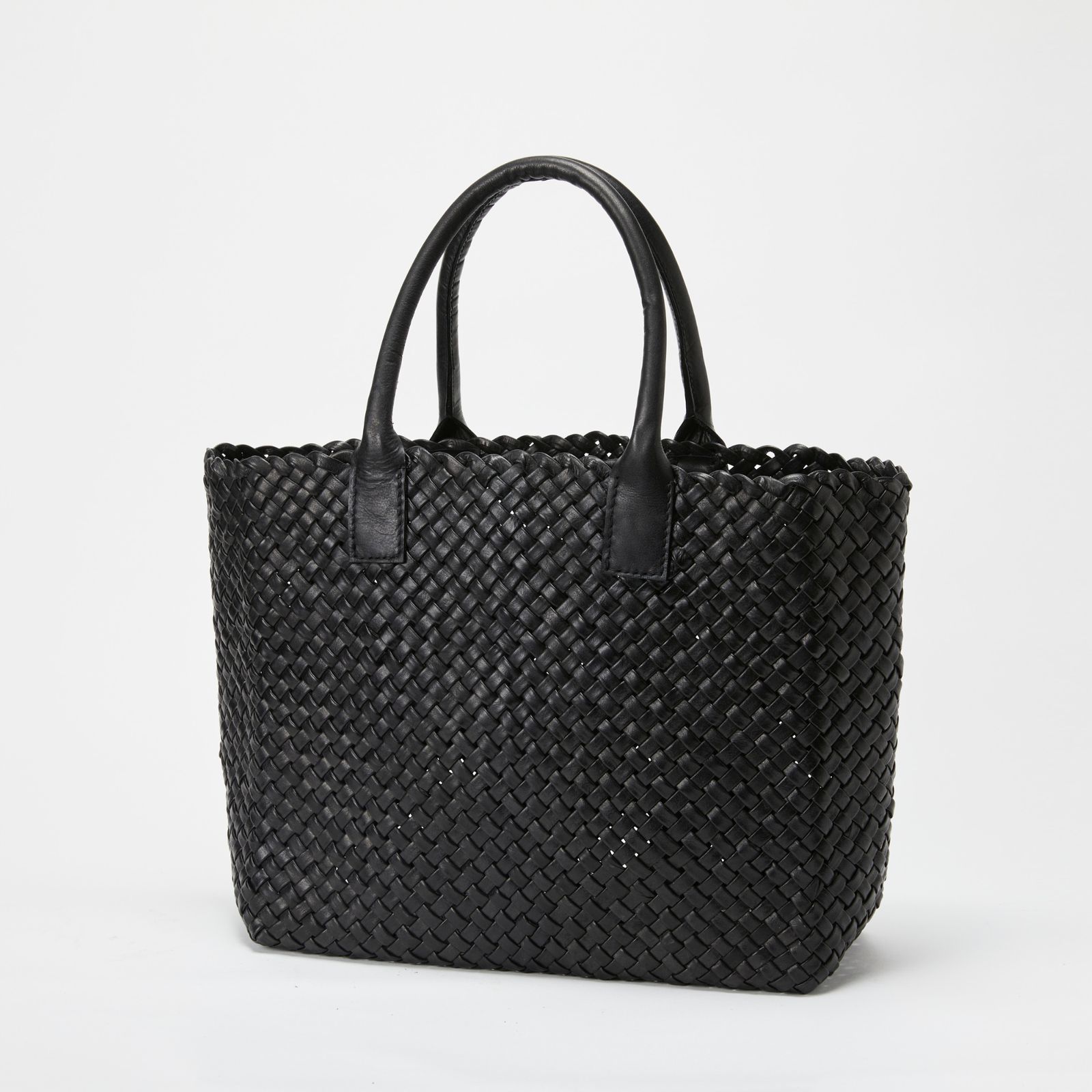 バッファロー無双編み ラージ トートバッグ （BLACK / ブラック） 259-02