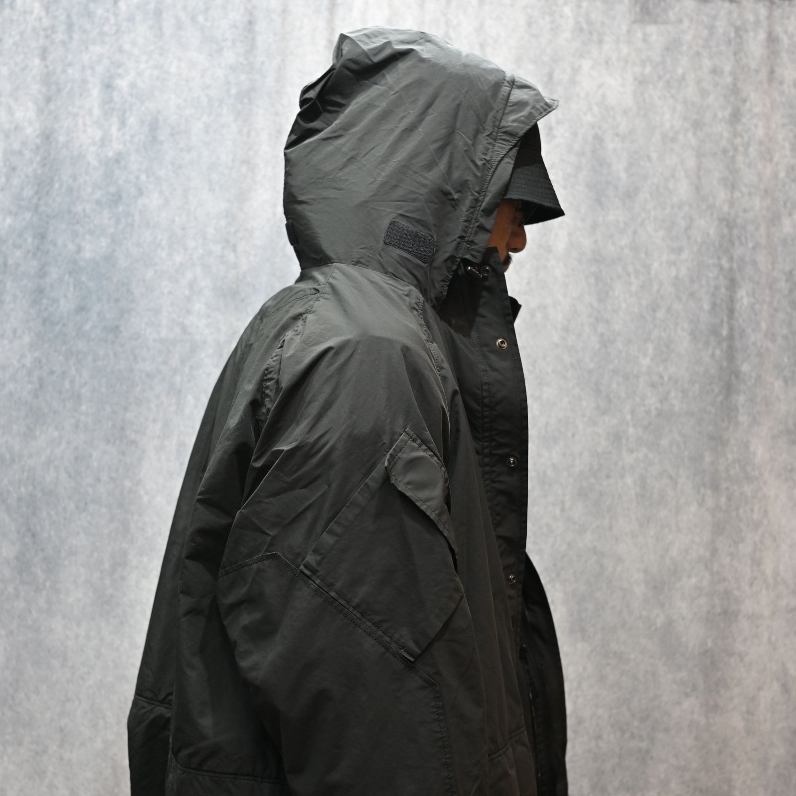 WEATHER MILITARY JACKET / LINER NYLON ZU CONNECTION  （BLACK)｜ウェザーミリタリー ジャケット （ブラック） PC-026-2988-10