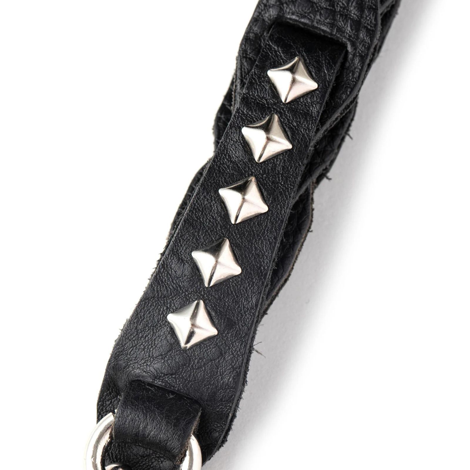 CHAIN LEATHER WRIST STRAP (BLACK) / チェーン レザー リストストラップ