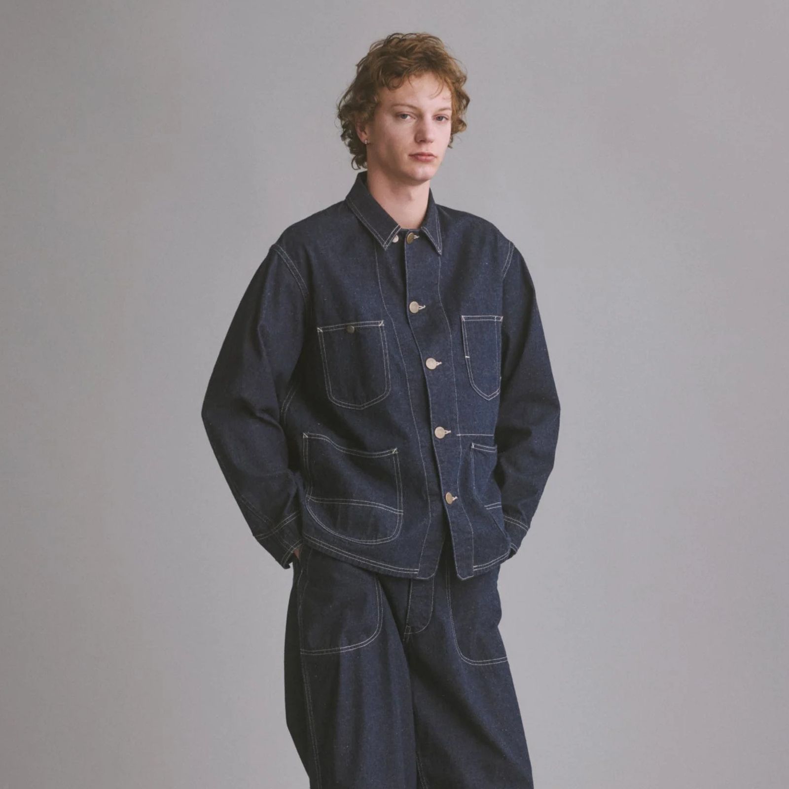 #024 LE CHORE JACKET ONE-WASHED （INDIGO） / カバーオール （インディゴ） 2026SSJK-YY-0012