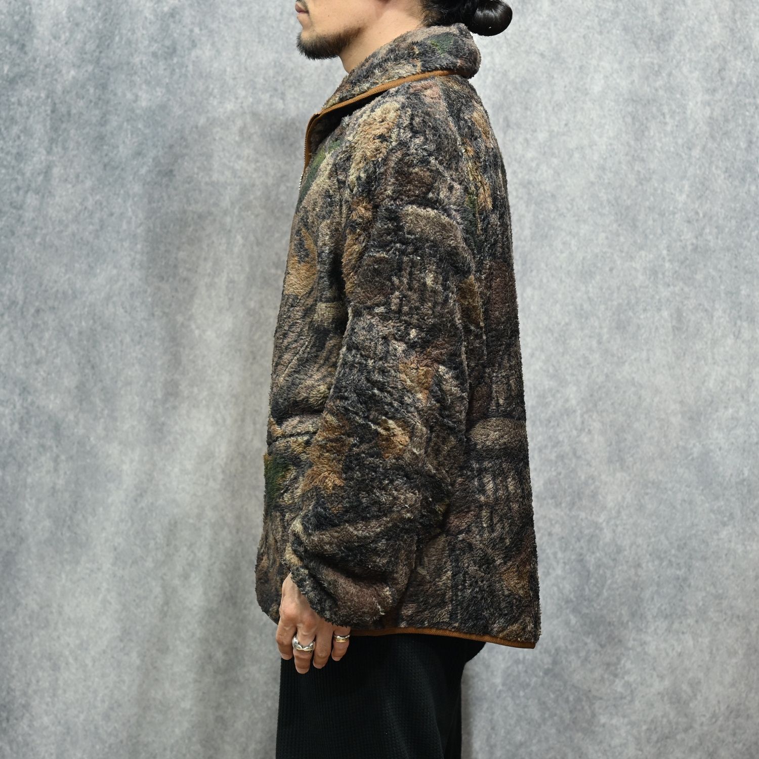 Camo Fleece Jaket （CAMO / カモフラージュ） フリースブルゾン｜SAN-A-022L