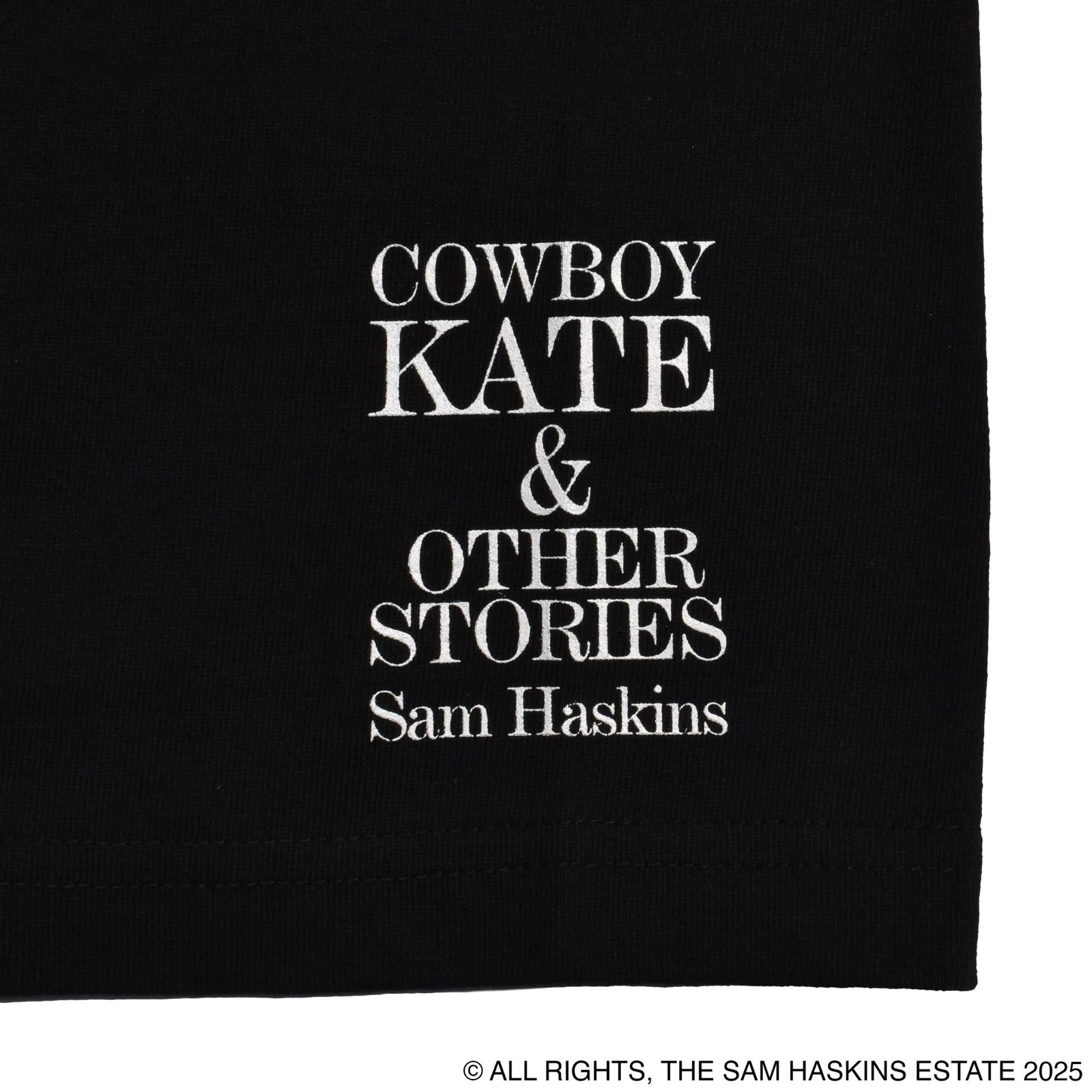 Sam Haskins × Stie-lo “kate” Tee （BLK）｜サム・ハスキンス×スティーロ ケイト プリントTシャツ｜25MND-STL005
