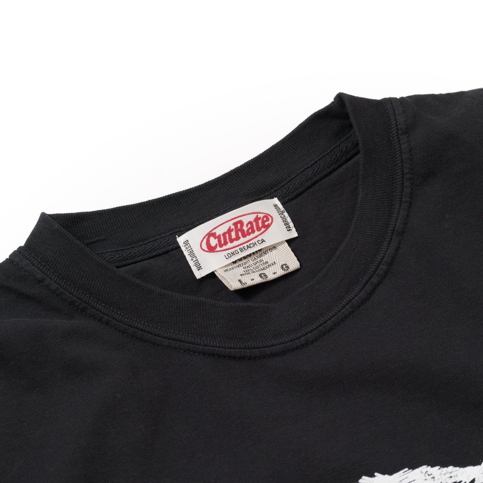 CAT TEE TEE (BLACK)｜キャット プリントTシャツ｜CR-26SS013