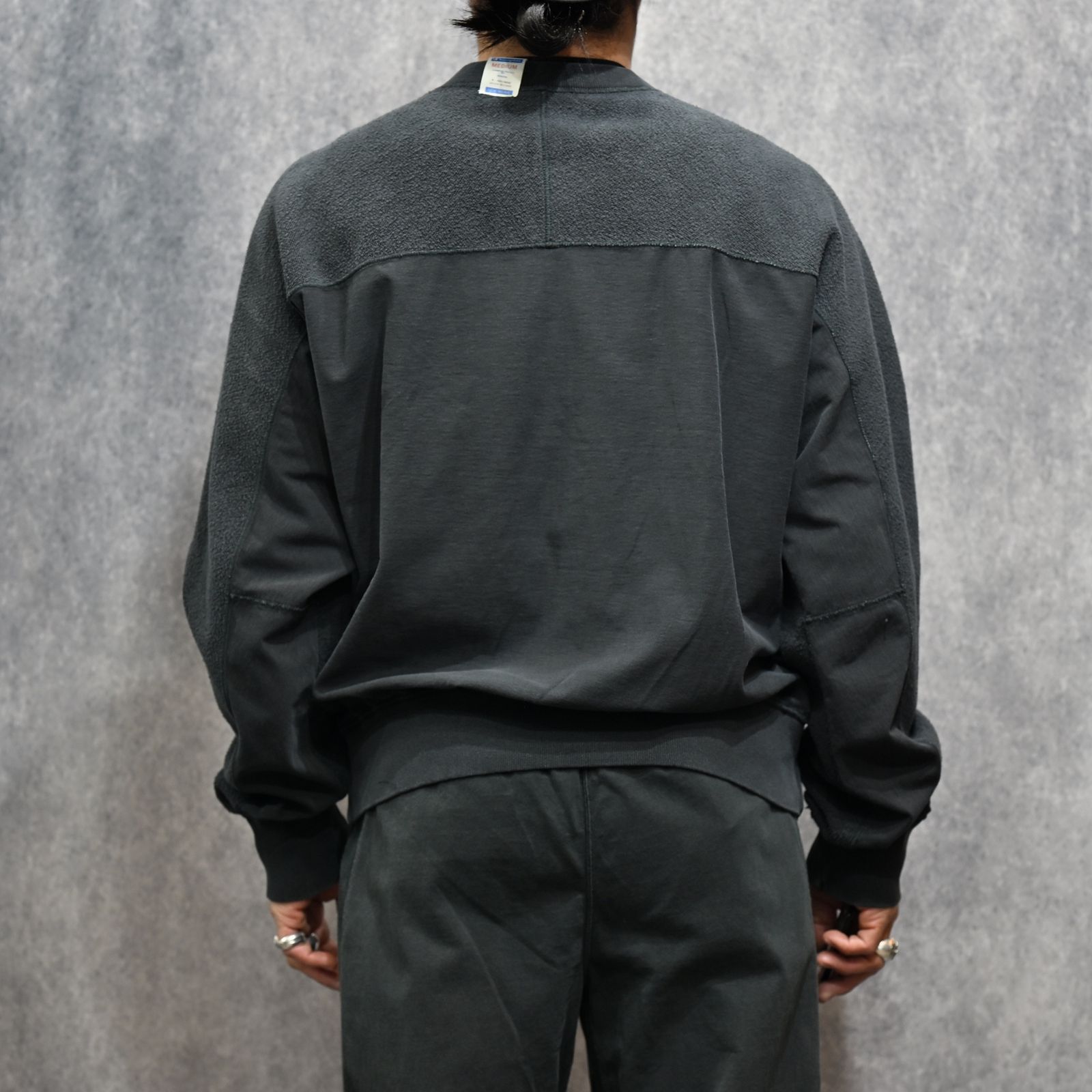 N.HOOLYWOOD × Champion｜REVERSIBLE CARDIGAN （CHARCOAL / チャコール）｜リバーシブルカーディガン｜C8-D020