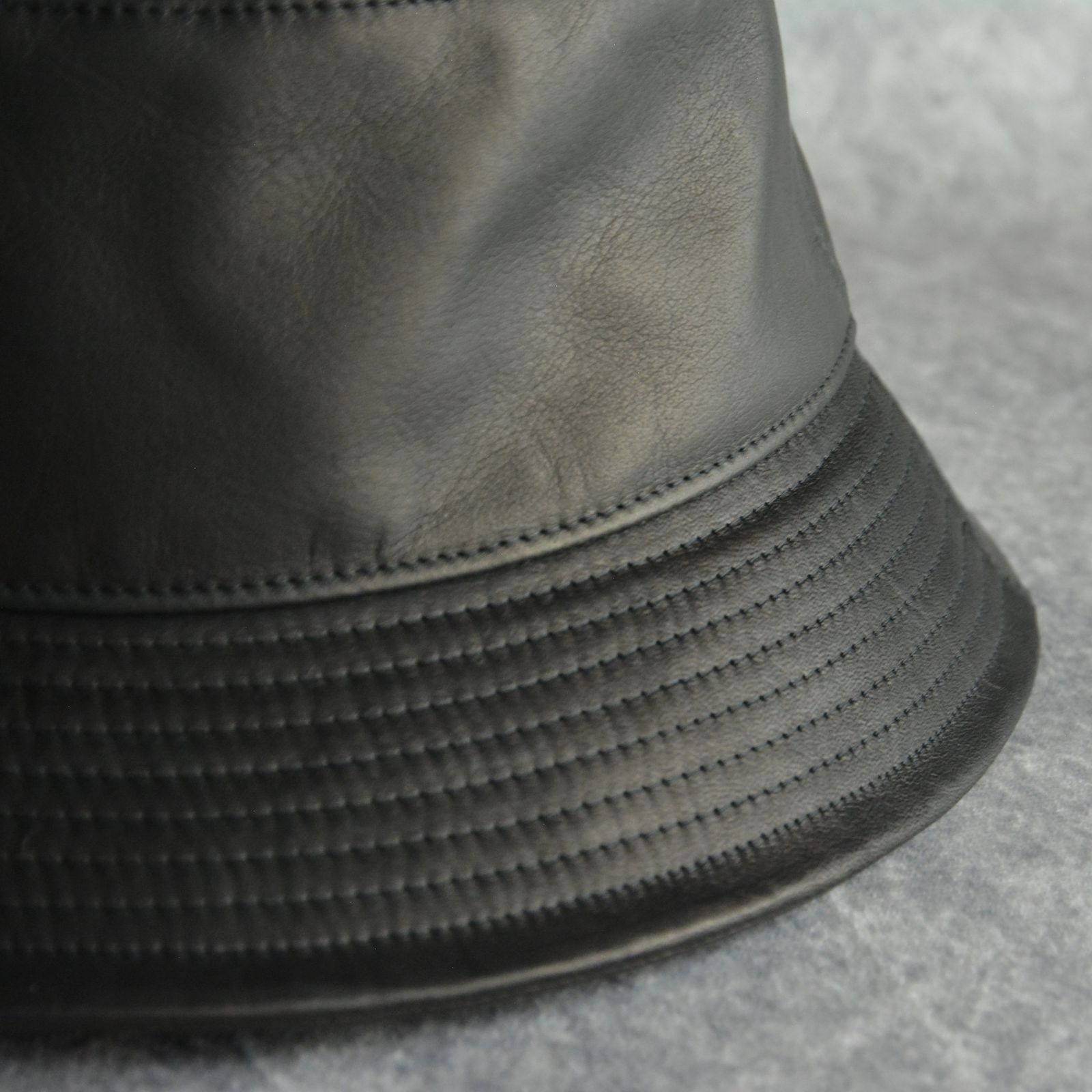 Furniture Leather バケットハット （BLACK / ブラック）