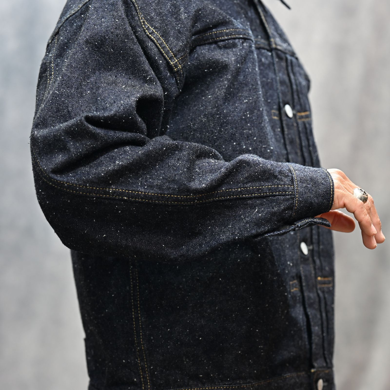 #029 WW II LV T-BACK DENIM JACKET ONE-WASHED （INDIGO） / デニムジャケット Gジャン ワンウォッシュ 大戦モデル （インディゴ）