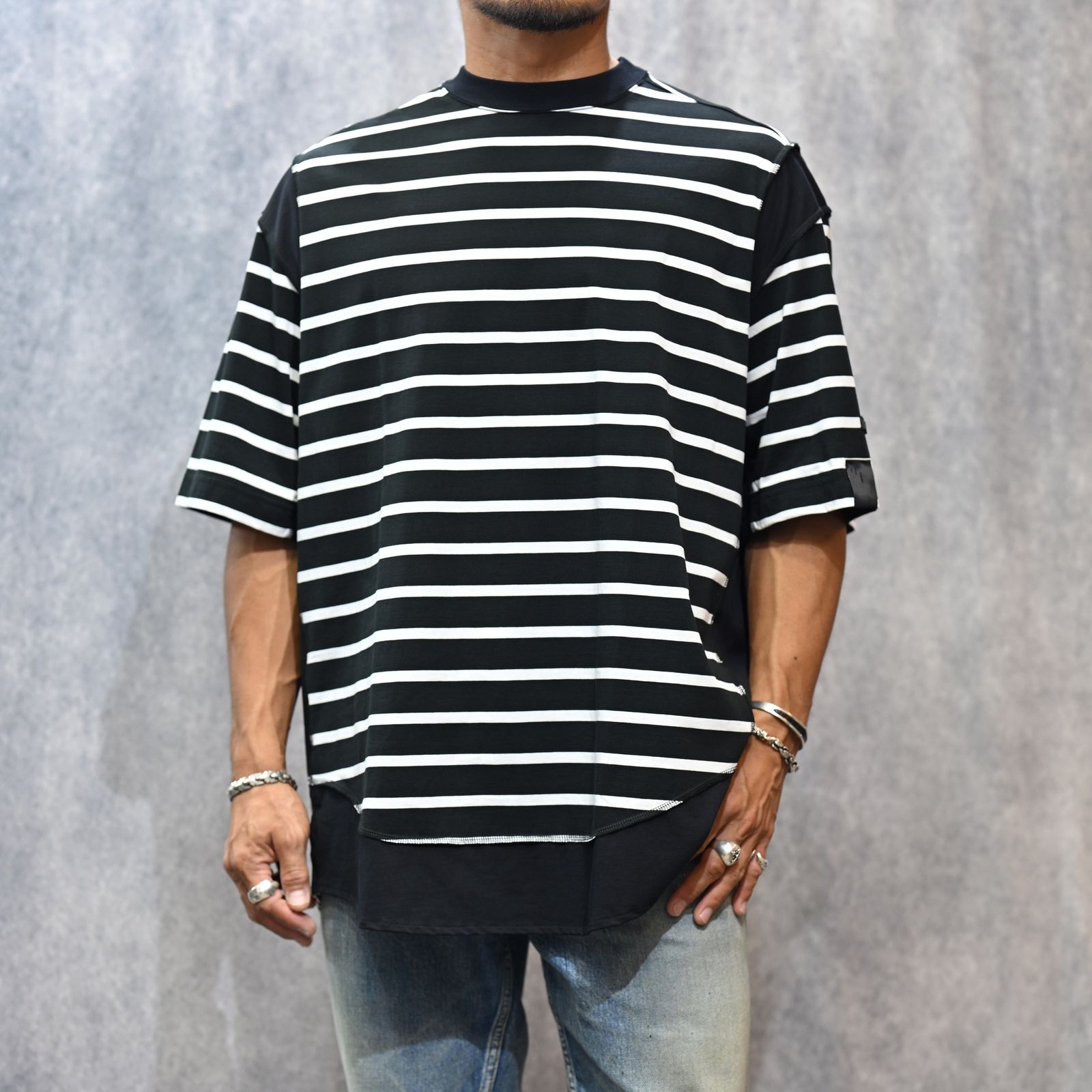 N.HOOLYWOOD ボーダーTシャツ N.HOOLYWOOD（N.ハリウッド）の「ボーダーティーシャツ（）」 - WEAR