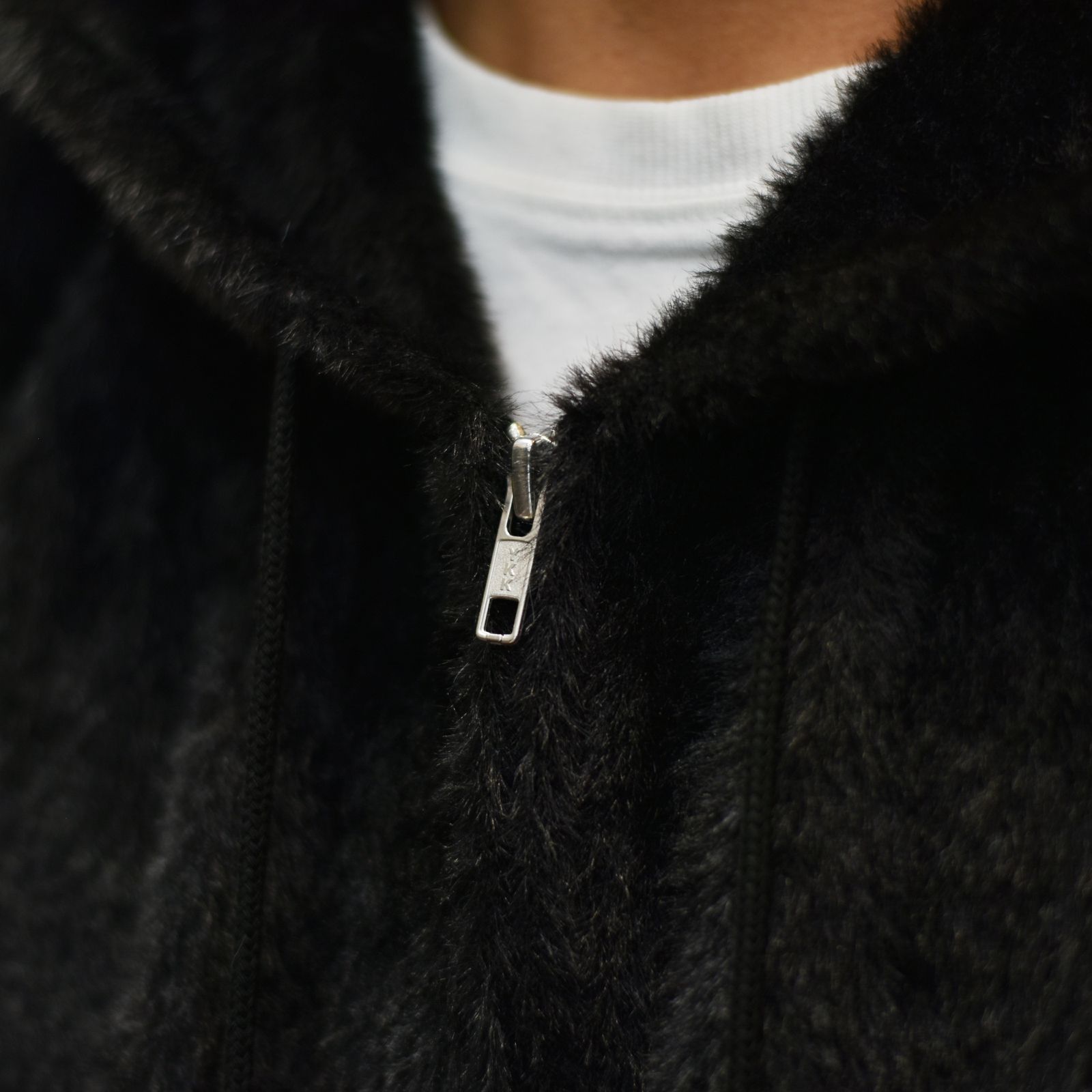 TEDDY BEAR HOODED SWEATER (BK)｜テディベア スウェットパーカー｜PD25AC01