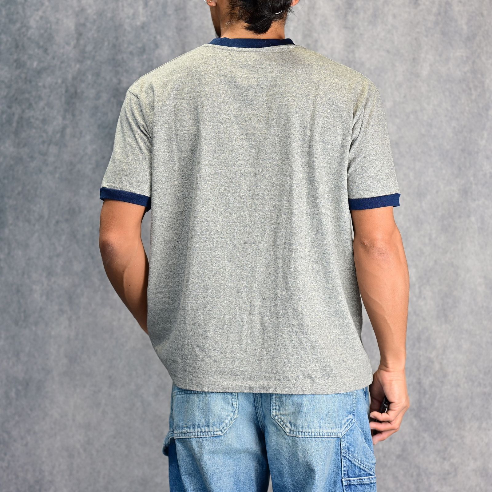 SHIRLEYS Ringerneck T-SH （GRT） /  リンガー プリントTシャツ （グレー） 2503-4003
